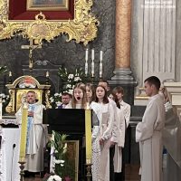 Ласкавий погляд Марії при вході у Бердичівський Санктуарій 8