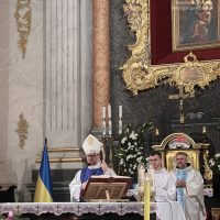 Ласкавий погляд Марії при вході у Бердичівський Санктуарій 7